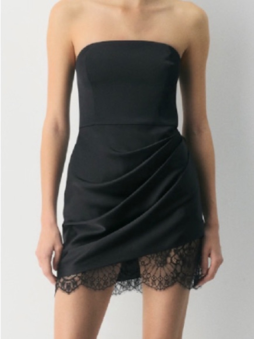 Aritzia Showtime Satin Mini Dress